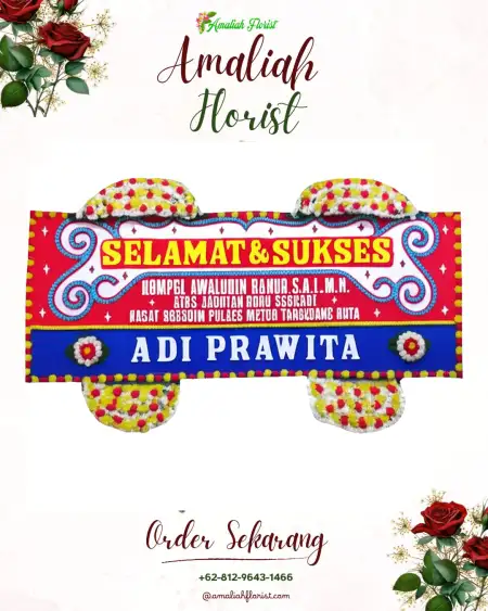 Papan Bunga Ucapan Selamat Kalinusu